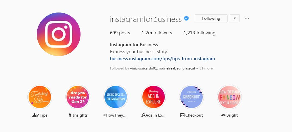 catchy Instagram bio for business