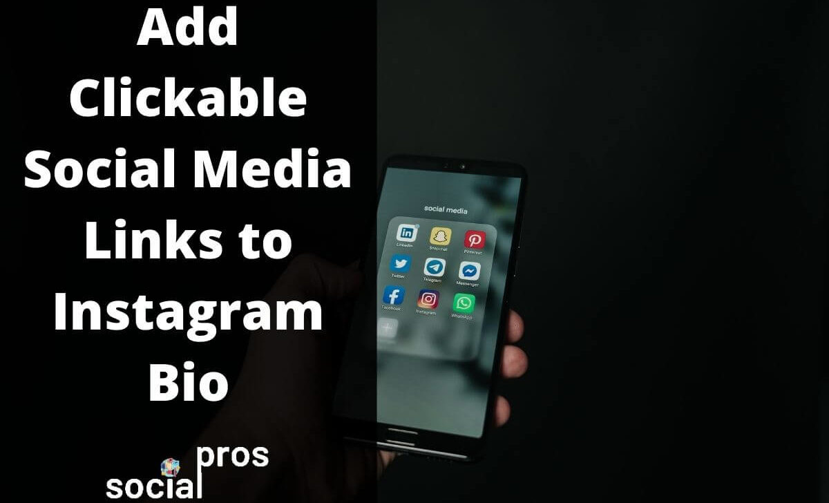 Add Clickable Social Media Links to your Instagram Bio