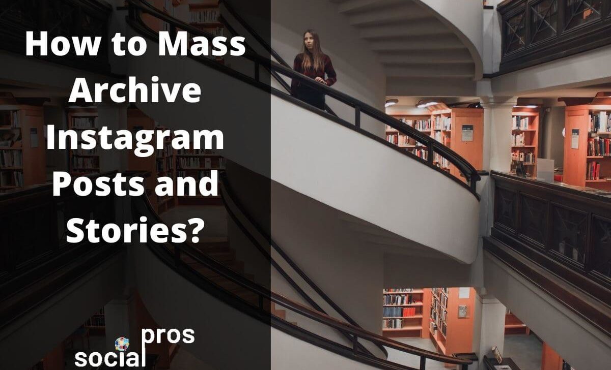 How to Mass Archive Instagram Posts and Stories?