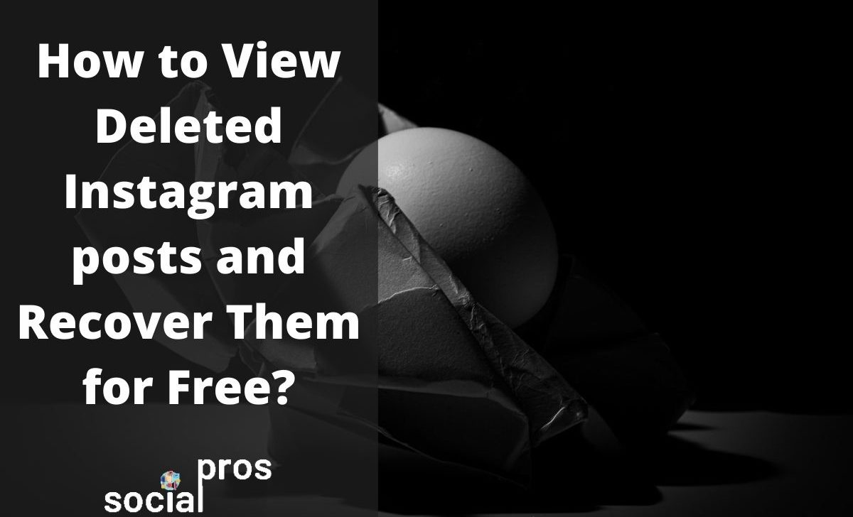 How to View Deleted Instagram Posts and Recover for Free?