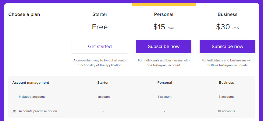 Combin Review: Scam or Real Instagram Growth? 8 Combin pricing