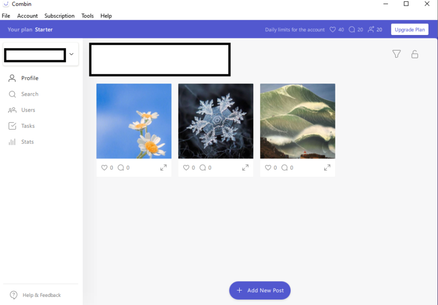 Combin Review: Scam or Real Instagram Growth? 3 Combin dashboard