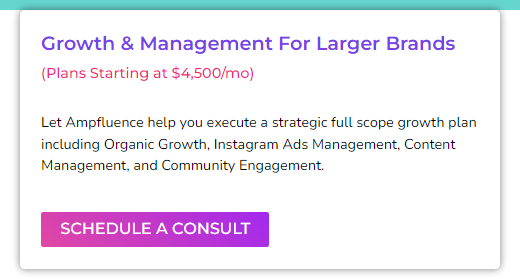 Ampfluence Review 2022: Don't Judge a Book by Its Cover 5 Ampfluence pricing for customizable packages