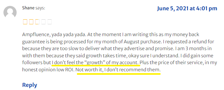 Ampfluence Review 2022: Don't Judge a Book by Its Cover 8 Ampfluence client reviews