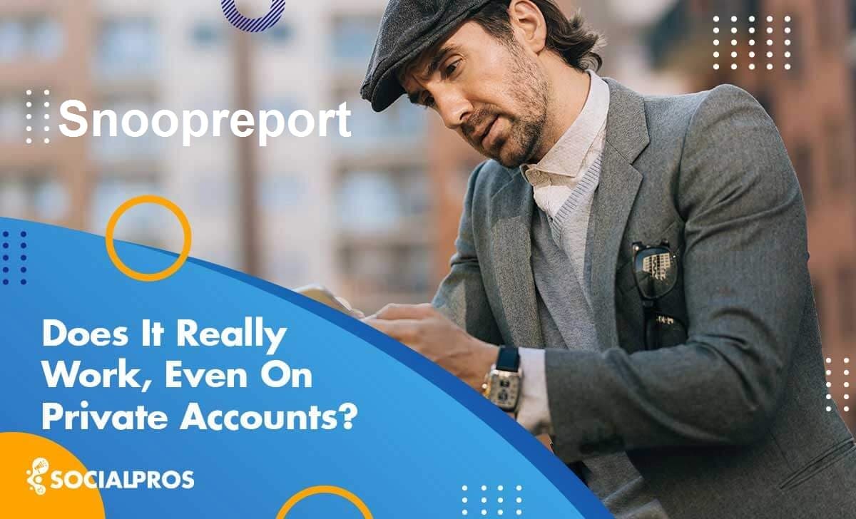 Snoopreport Review 2023: Does it Really Work, Even on Private Accounts?