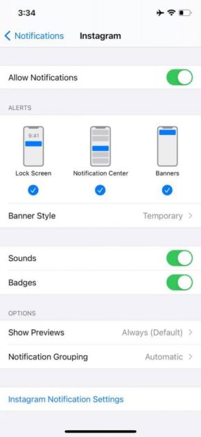Instagram Notification Won’t Go Away? 4 Best Ways To Fix It 4 Instagram notifications on Phone Settings