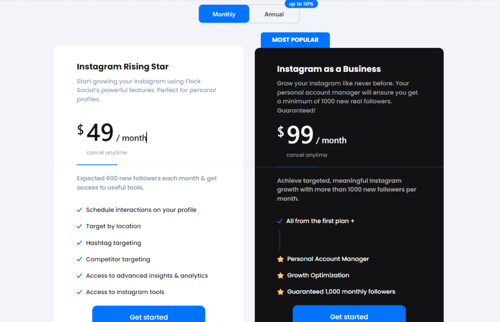 Flock Social 2022 Review: Things They'll Never Tell You! 4 Flock Social pricing