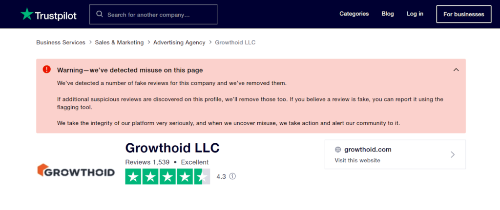 Growthoid Reviews 2022: Things They Will Never Tell You! + Best Alternative 3 Growthoid on Trustpilot website