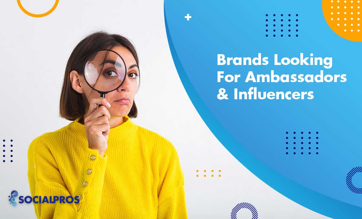 brands looking for ambassadors
