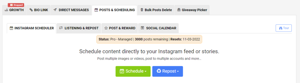 AiGrow Review: *Is It The Best Instagram Growth Service in 2023?* 6 AI Grow post scheduler