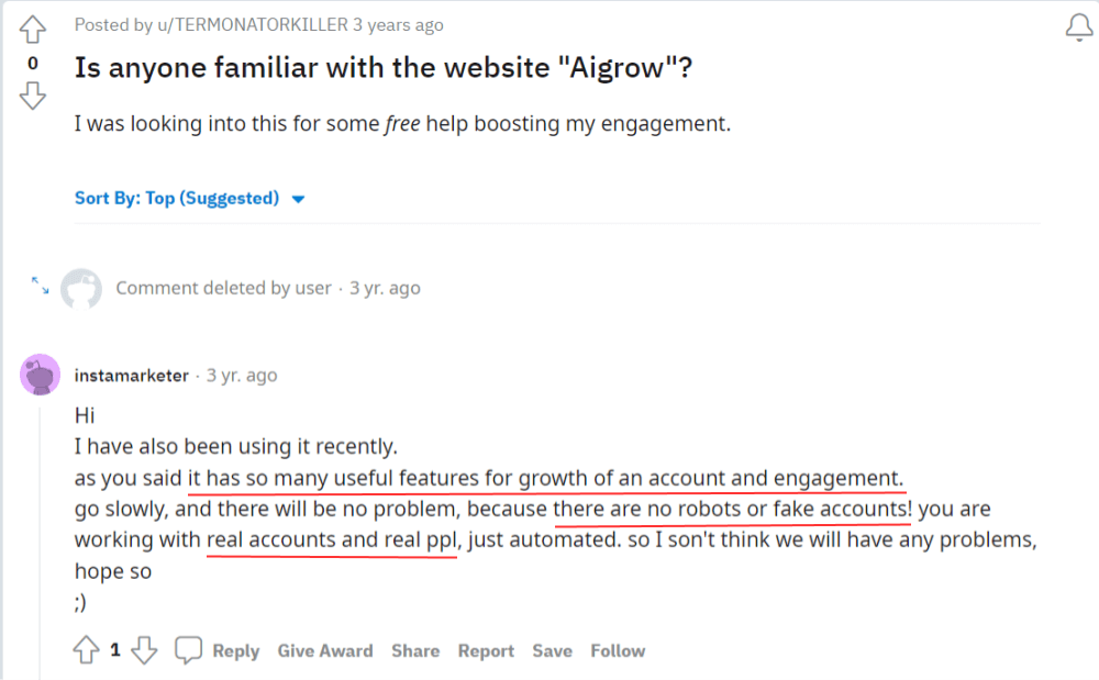 AiGrow reviews Reddit