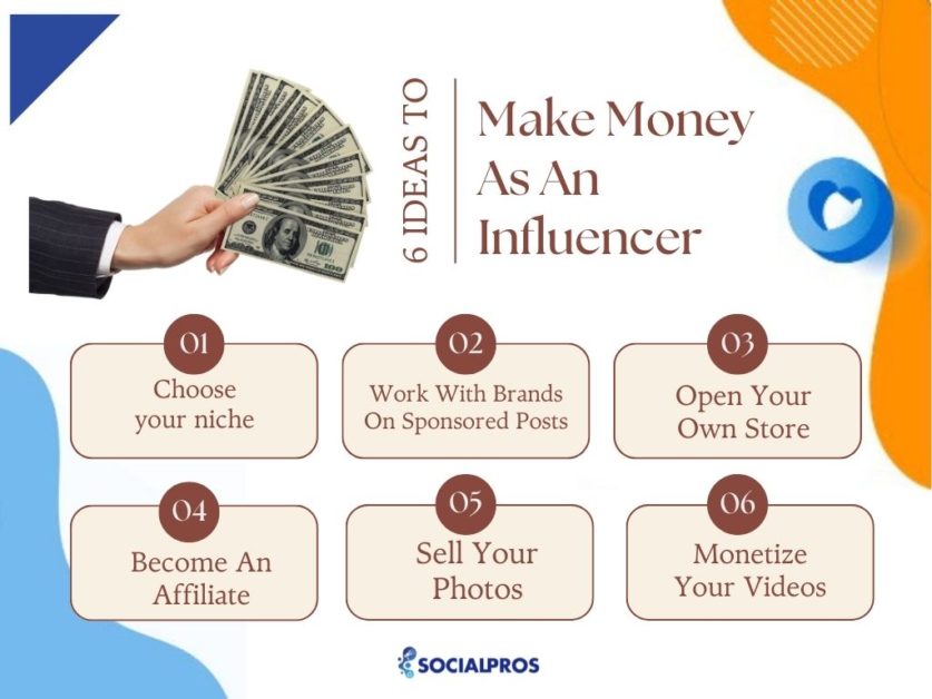 How to make money as a social media influencer